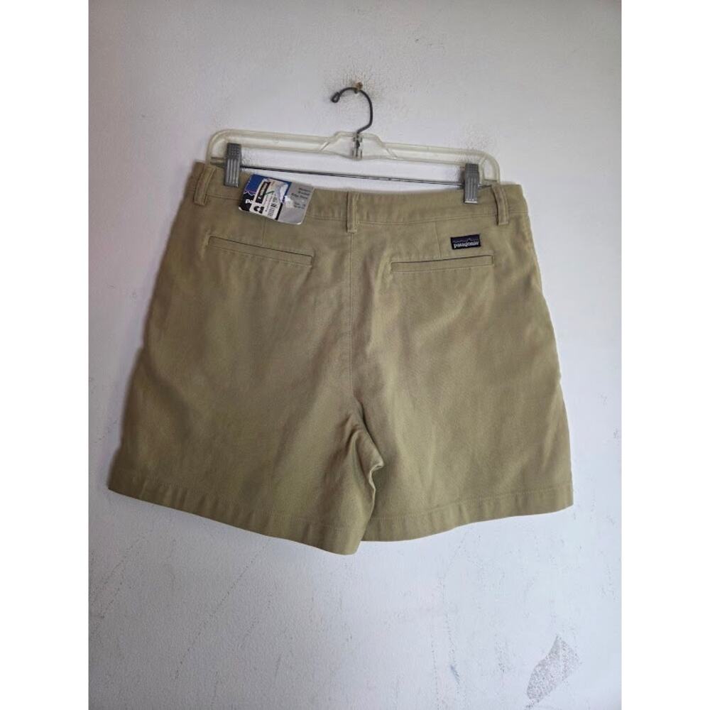 NWT Patagonia Women Dark Cream Organic Cotton Brushed Ridge Shorts size 10 - Picture 2 of 9